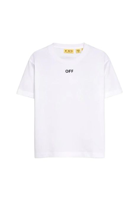 T-shirt con stampa OFF WHITE KIDS | OBAA002S26JER006100